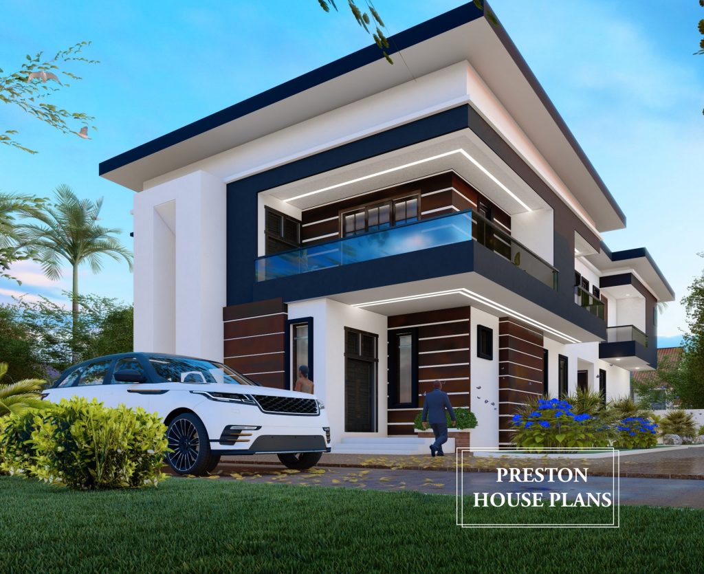 6 Bedroom Terrace Duplex Preston House Plans