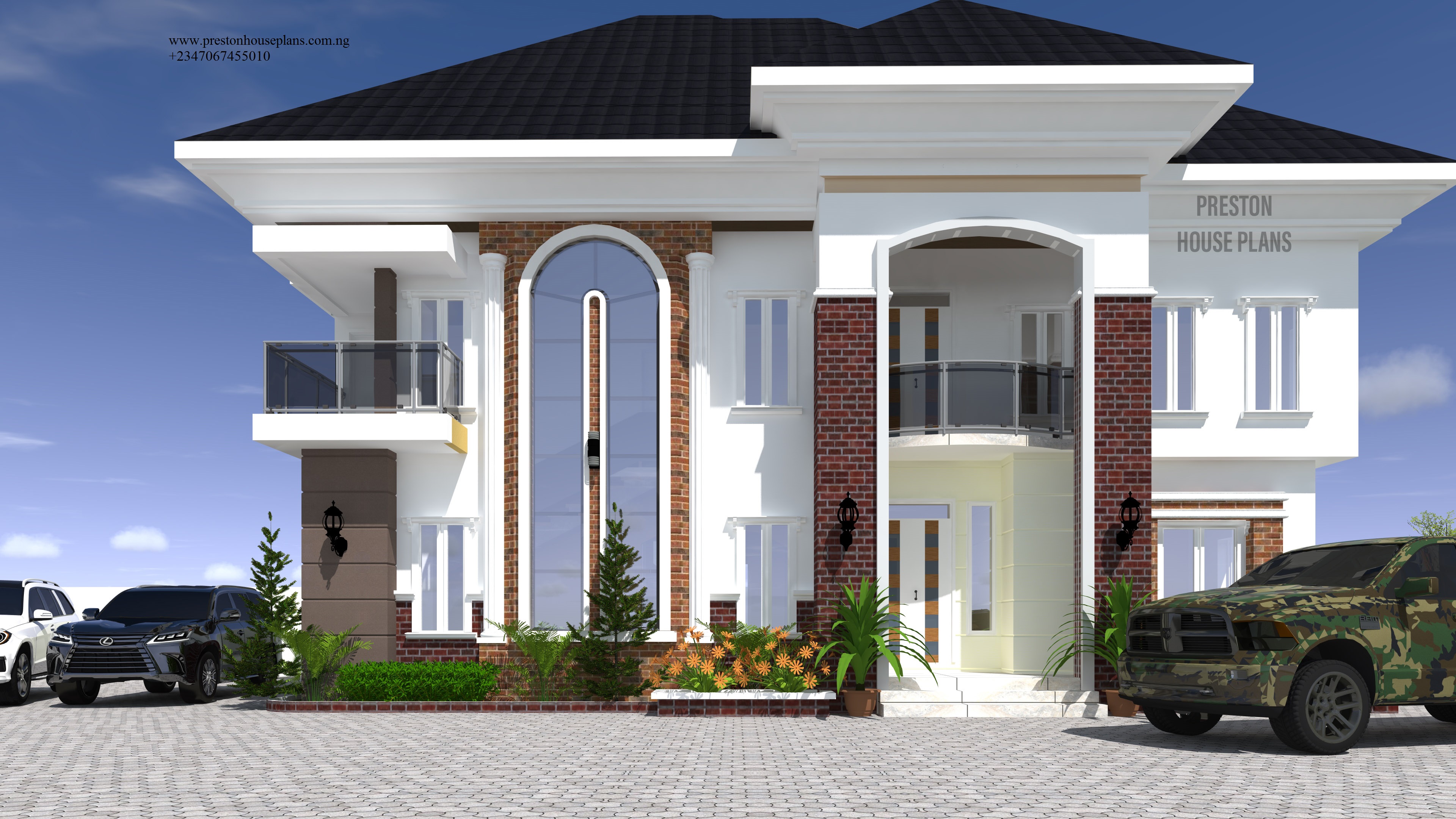 5 Bedroom Duplex (ID 4050-5921) – Preston House Plans