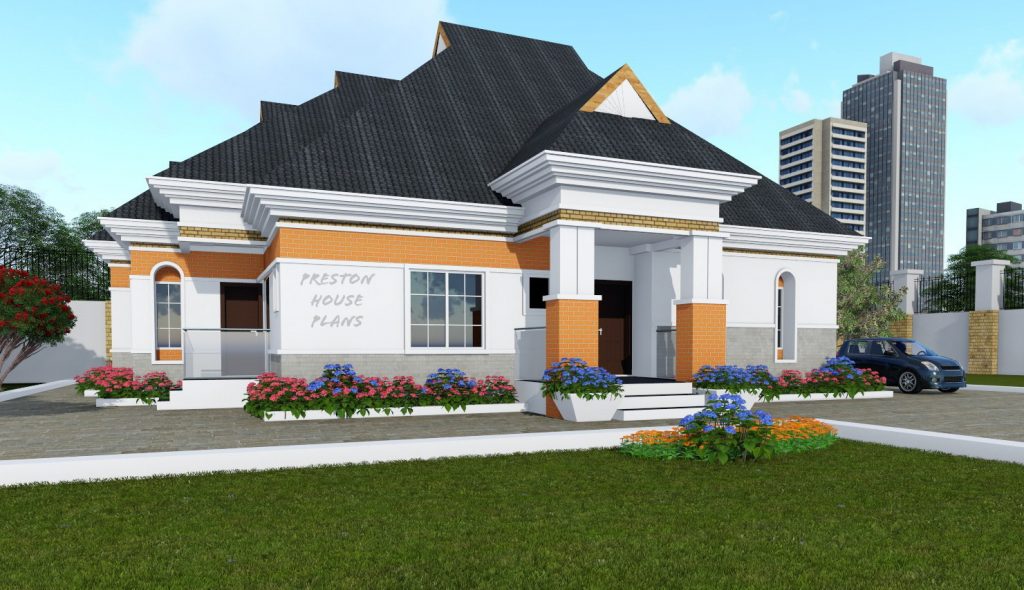 3 Bedroom Family Bungalow - Preston House Plans