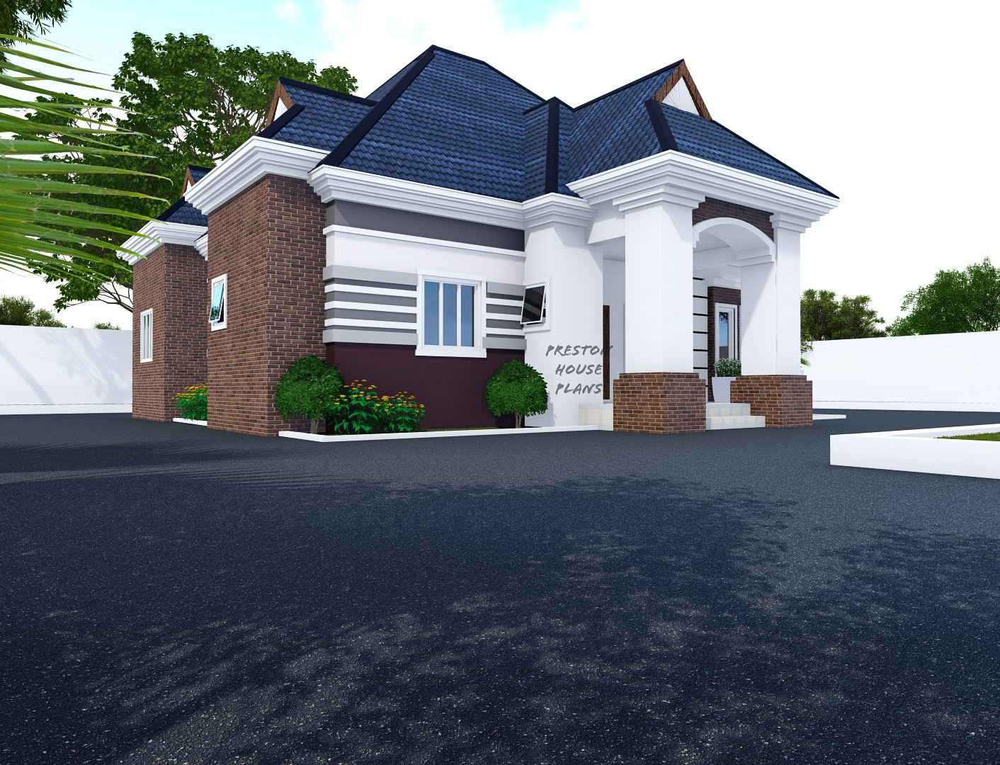 Floor Plan 4 Bedroom Bungalow House Plans In Nigeria | Viewfloor.co