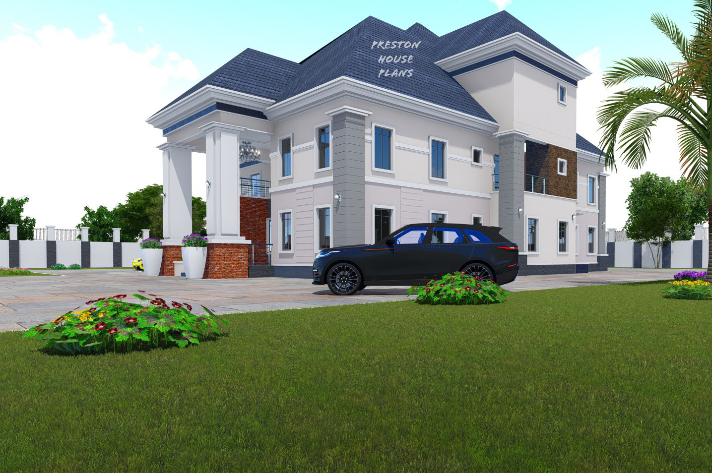 Luxurious 6 Bedroom Duplex Preston House Plans