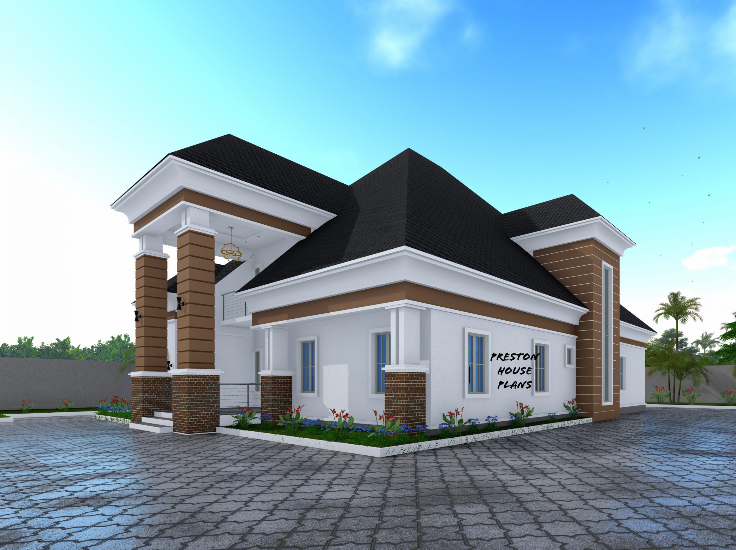 5 bedroom bungalow with a penthouse