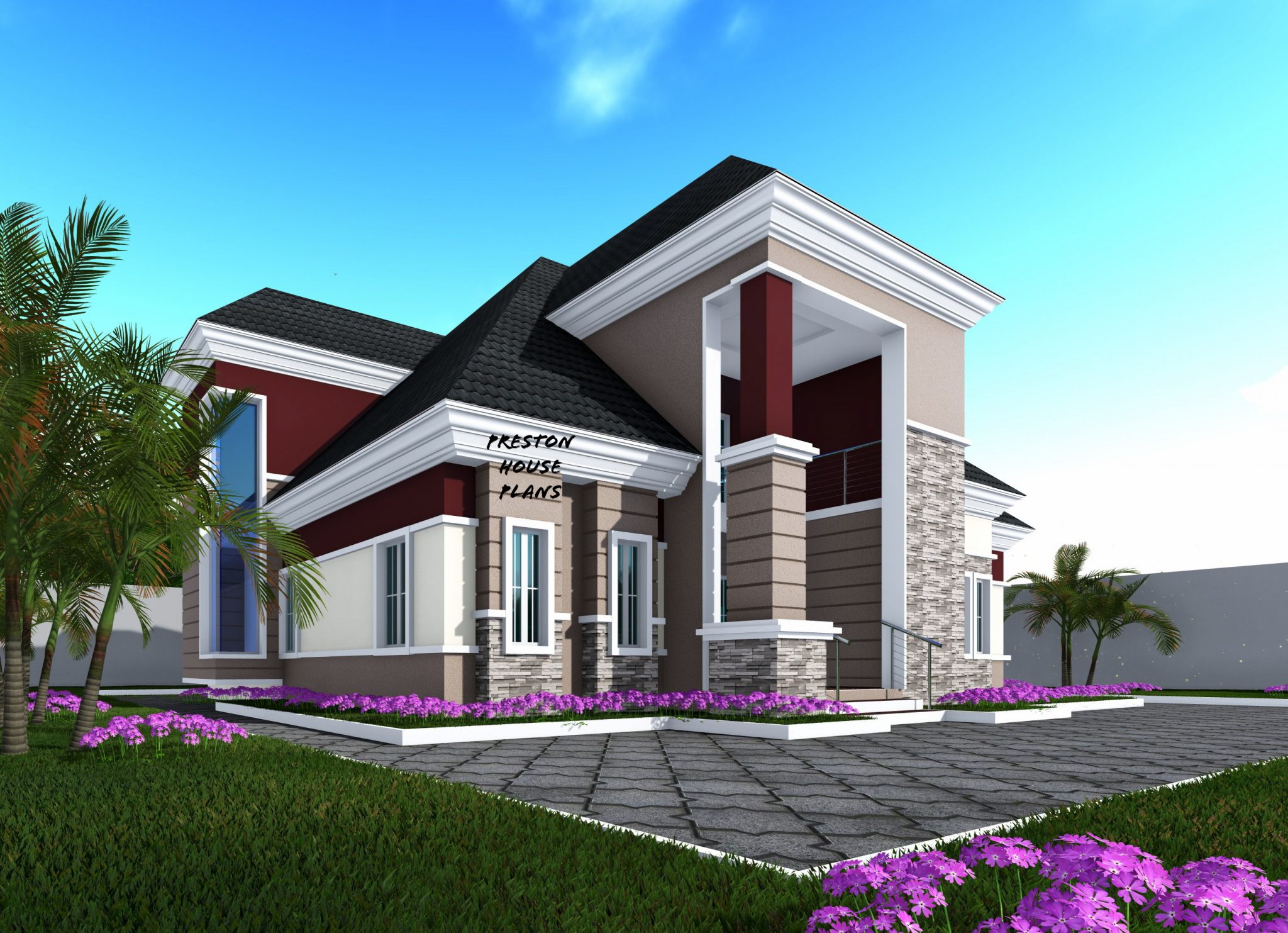 3 Bedroom Bungalow with a penthouse