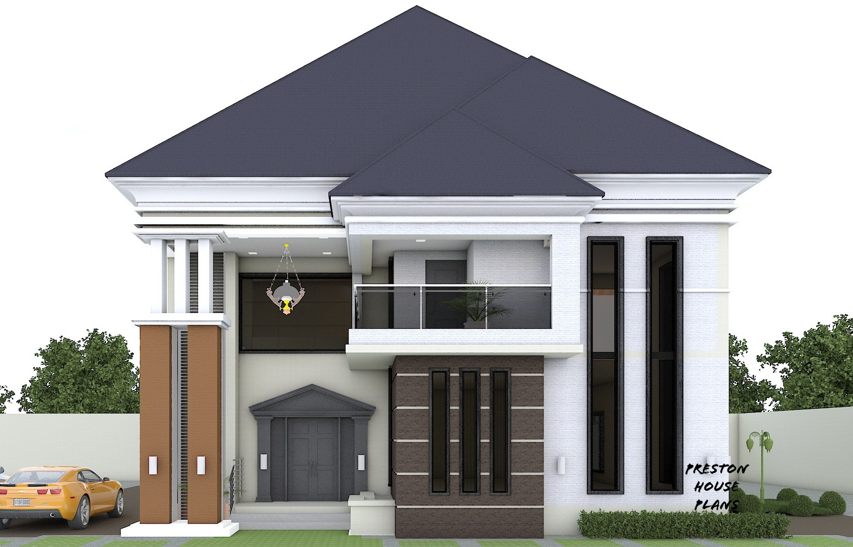 4 bedroom Duplex Plan with a Penthouse