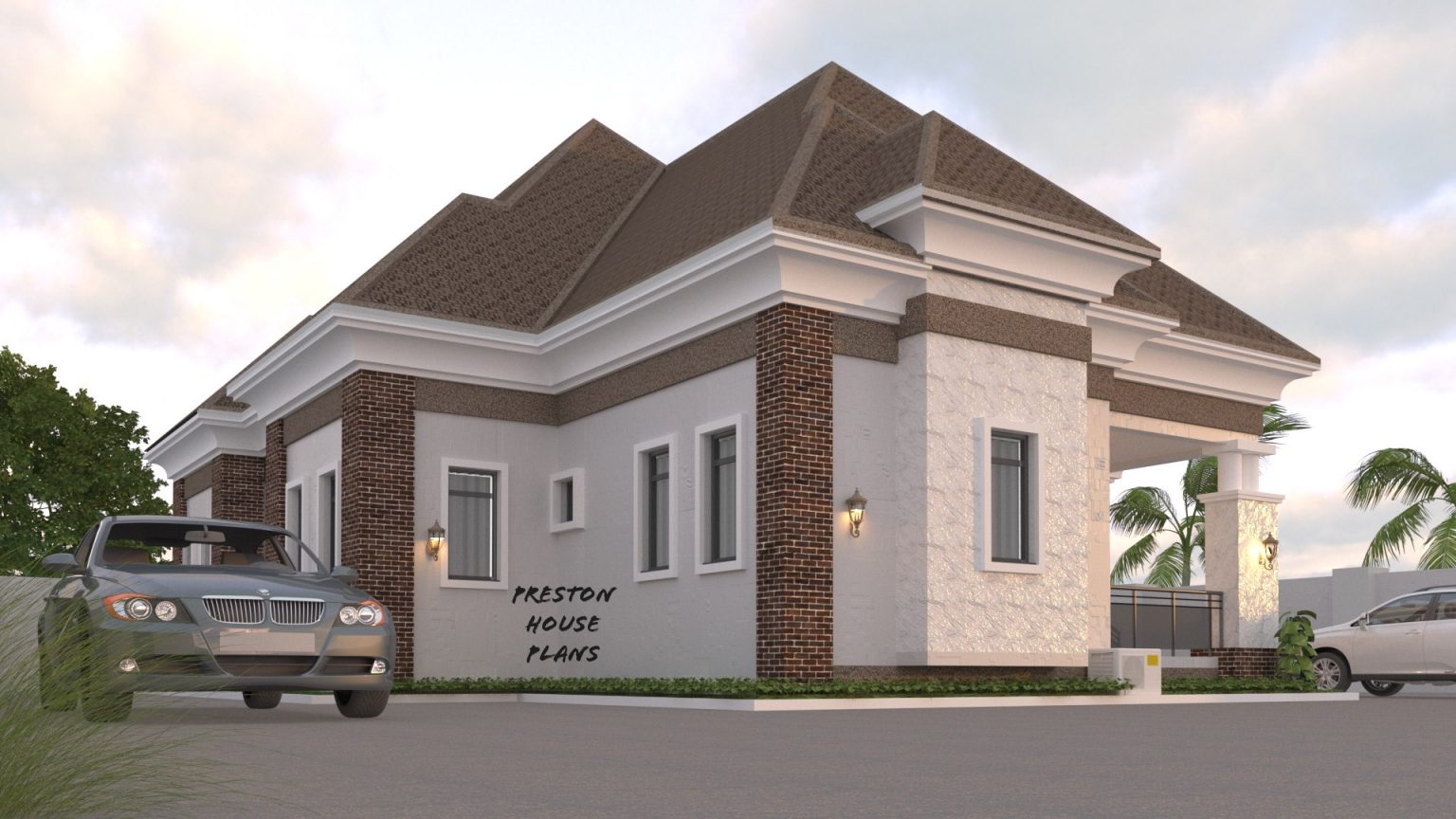 4 Bedroom Bungalow Plan - Preston House Plans