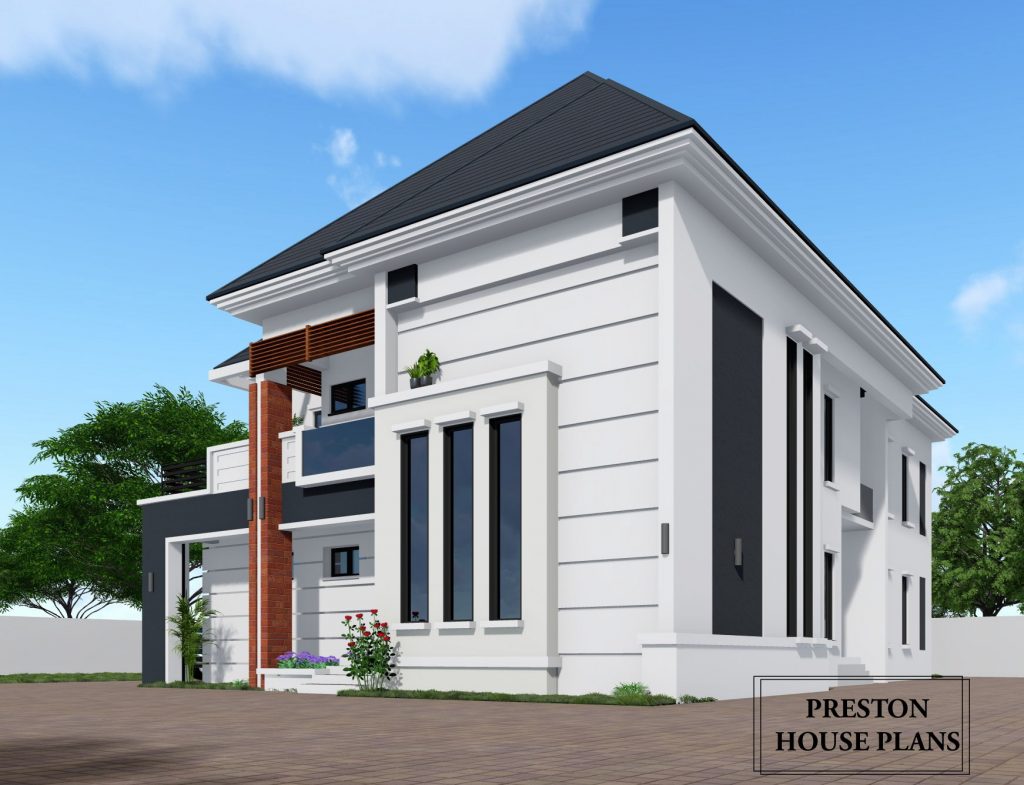 Semi Detached Duplex Plan - Preston House Plans