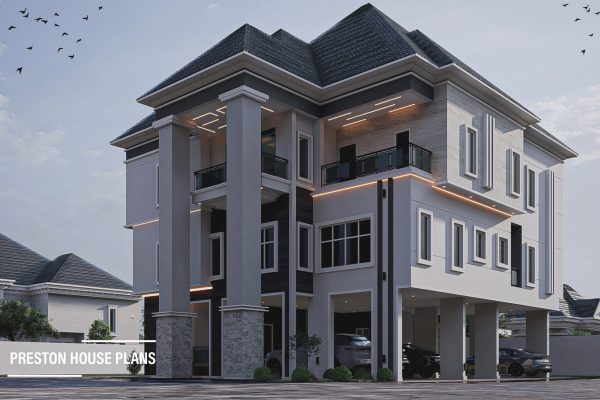 7 Bedroom Triplex Plan