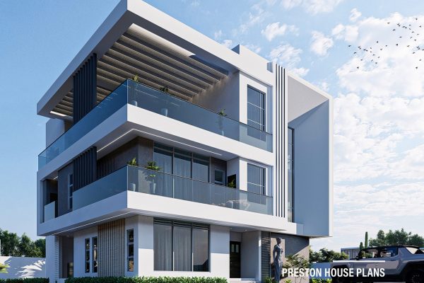 6-bedroom Contemporary Building Plan